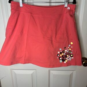 Jockey Coral Mini Skort with Graphic Accents